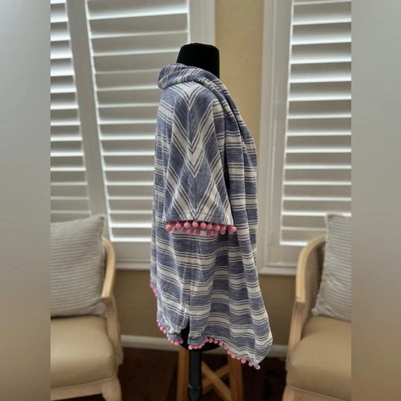 Vineyard Vines | Waterfall Short Sleeve Striped Cardigan - Size S - Picture 2 of 5